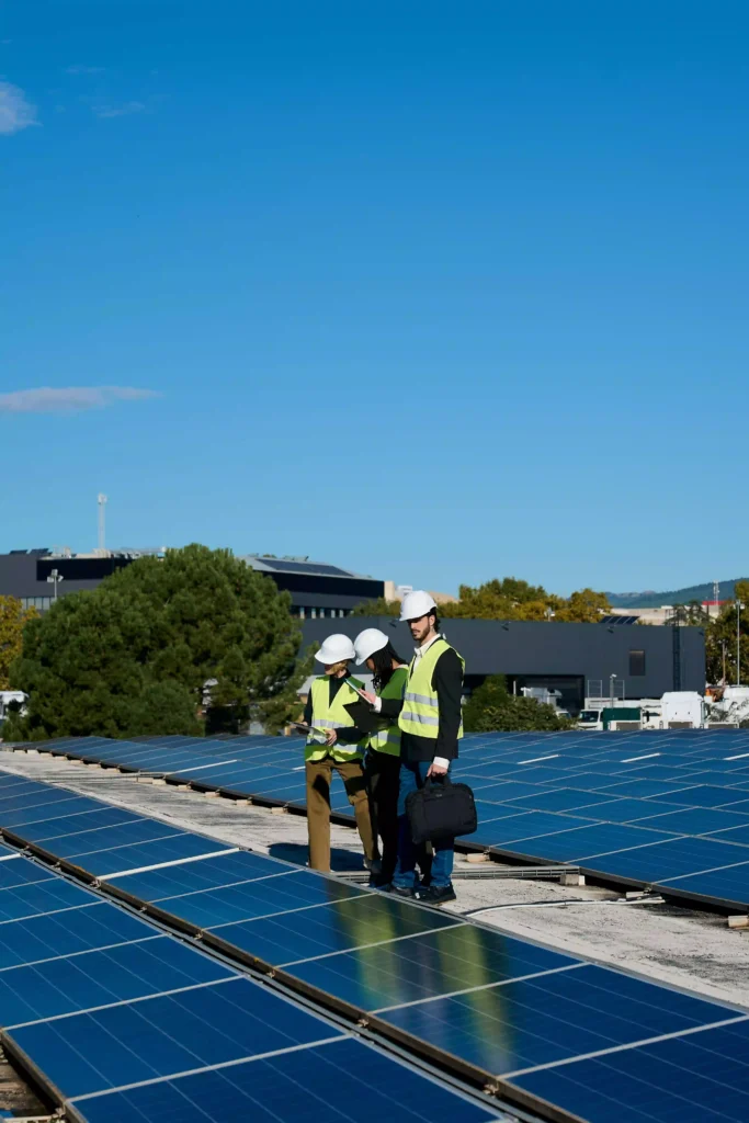 Inspecciona de paneles solares